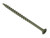 ForgeFix DS4575T Decking Screw Pozi Compatible ST Green Anti-Corrosion 4.5 x 75mm Tub 1000 - FORDS4575T
