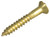 ForgeFix FPRAH16BR Wood Screw Slotted Raised Head Solid Brass 1in x 6 ForgePack 20 - FORFPRA16B