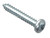 ForgeFix FPSTPP18ZP Self-Tapping Screw Pozi Compatible Pan Head ZP 1in x 8 ForgePack 25