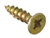ForgeFix MPS315Y Multi-Purpose Pozi Compatible Screw CSK ST ZYP 3.0 x 15mm Box 200