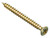 ForgeFix MPS3550Y Multi-Purpose Pozi Compatible Screw CSK ST ZYP 3.5 x 50mm Box 200