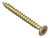 ForgeFix MPS4540Y Multi-Purpose Pozi Compatible Screw CSK ST ZYP 4.5 x 40mm Box 200 - FORMPS4540Y