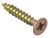 ForgeFix MPS535Y Multi-Purpose Pozi Compatible Screw CSK ST ZYP 5.0 x 35mm Box 200