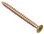 ForgeFix MPS560Y Multi-Purpose Pozi Compatible Screw CSK ST ZYP 5.0 x 60mm Box 100