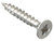 ForgeFix POZI425SS Multi-Purpose Pozi Compatible Screw CSK ST S/Steel 4.0 x 25mm Box 200