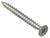 ForgeFix POZI550SS Multi-Purpose Pozi Compatible Screw CSK ST S/Steel 5.0 x 50mm Box 200 - FORPOZI550S