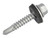 ForgeFix TFHL5532 TechFast Hex Head Roofing Screw Self-Drill Light Section 5.5 x 32mm Pack 100 - FORTFHL5532