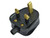 Faithfull Power Plus RP13AB Heavy Duty Plug 13 Amp Black