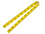 Fisco 201312 Yellow ABS Nylon Rule 1m / 39in