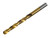 Irwin 10502575 HSS Pro TiN Coated Drill Bits (2) 2.5mm OL:57mm WL:30mm