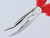 KNIPEX 26 26 200 SB 26 26 200 VDE Long Bent Snipe Nose Side Cutting Pliers 200mm - KPX2626200