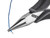 Knipex 35 22 115 ESD Electronics Pliers, Half Round 115mm