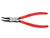 Knipex 44 31 J22 Circlip Pliers Internal 45° Bent Tip 19-60mm