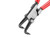 Knipex 46 21 A21 Circlip Pliers External 90° Bent Tip 19 - 60mm