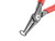 Knipex 48 11 J1 Precision Circlip Pliers Internal Straight 12-25mm