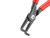 Knipex 48 21 J21 Precision Circlip Pliers Internal 90° Bent 19-60mm