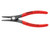 KNIPEX 49 11 A1 SB 49 11 A1 Precision Circlip Pliers External Straight 10-25mm - KPX4911A1