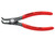 KNIPEX 49 21 A11 SB 49 21 A11 Precision Circlip Pliers External 90° Bent Tip 10-25mm - KPX4921A11