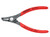 KNIPEX 49 21 A11 SB 49 21 A11 Precision Circlip Pliers External 90° Bent Tip 10-25mm - KPX4921A11