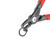 KNIPEX 49 21 A11 SB 49 21 A11 Precision Circlip Pliers External 90° Bent Tip 10-25mm - KPX4921A11