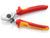 Knipex 95 26 165 VDE Cable Shears with Return Spring 165mm