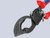 Knipex 95 31 250 Ratchet Action Cable Cutter Multi-Component Grip 250mm