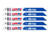 LENOX 20579824R MetalWolf Wave Edge Reciprocating Saw Blade 203 x 19 x 0.9mm 24 TPI (Pack 5)