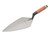 Marshalltown M3411L 34L Wide London Pattern Brick Trowel Leather Handle 11in