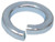Metalmate Square Section Spring Washer Bright ZP 6mm (Box 250)
