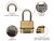 Master Lock M175EURDLF Excell™ 4-Digit Combination 50mm Padlock - 38mm Shackle