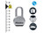 Master Lock M830EURDLH Excell™ Chrome Plated 54mm Padlock - MLKM830LH
