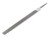 Crescent Nicholson® 17683N Half-Round Second Cut Cabinet Rasp 250mm (10in) - NICCR10