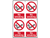 Scan 0552 No Smoking - 4 PVC Signs 100 x 150mm - SCA0552