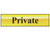 Scan 6012 Private - Polished Brass Effect 200 x 50mm