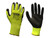 Scan Hi-Vis Yellow Foam Latex Coated Gloves - XXL (Size 11) - SCAGLOLATYXX
