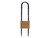 Scan ZA115-L50 Brass Padlock 50mm Sliding Shackle