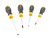 STANLEY® Hand Tools STHT16169-0 CUSHION GRIP™ Screwdriver Set, 4 Piece - STA016169S