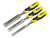 STANLEY® Hand Tools 2-16-883 DYNAGRIP™ Bevel Edge Chisel with Strike Cap Set, 3 Piece - STA216883