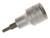Teng M121220-C TX Tamper-Proof TORX Socket Bit 1/2in Drive T20