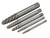 Teng SE05 Screw Extractor Set, 5 Piece