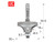 Trend 46/140 x 1/4 TCT Bearing Guided Ovolo & Round Over 9.5mm Radius