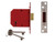 Union J2101-SC-2.50 2101 5 Lever Mortice Deadlock Satin Chrome Finish 65mm 2.5in Box