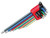 Wiha 43849 ErgoStar Colour Hex Ball End L-key Set, 9 Piece
