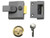 Yale Locks P85 Deadlocking Nightlatch 40mm Backset DMG Finish Satin Chrome Cylinder Visi