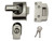 Yale Locks BS2 Nightlatch British Standard Lock 40mm Backset Chrome Finish Visi