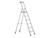 Zarges 41225 Anodised Trade Platform Steps, 5 Rungs
