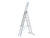 Zarges 41542 Skymaster Trade Combination Ladder 3-Part 3 x 12 Rungs