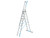 Zarges 41579 Skymaster Plus X Combination Ladder 3-Part 3 x 10 Rungs