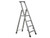 Zarges 42454 Trade Platform Steps, Platform Height 0.83m 4 Rungs