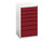Bott 16925029.24 Verso 7 Drawer Cabinet 525 x 900mm Crimson Red